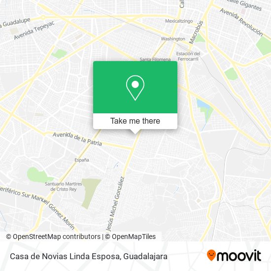 Casa de Novias Linda Esposa map