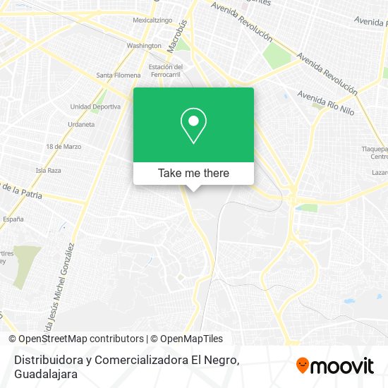 Distribuidora y Comercializadora El Negro map