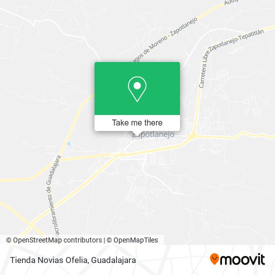 Mapa de Tienda Novias Ofelia