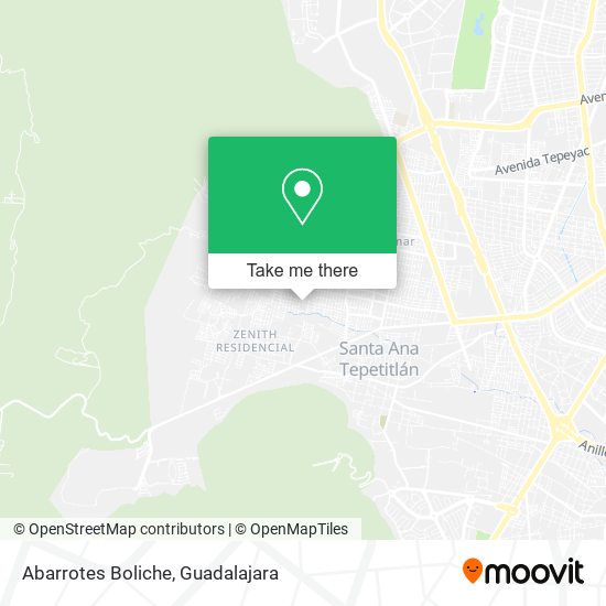 Abarrotes Boliche map