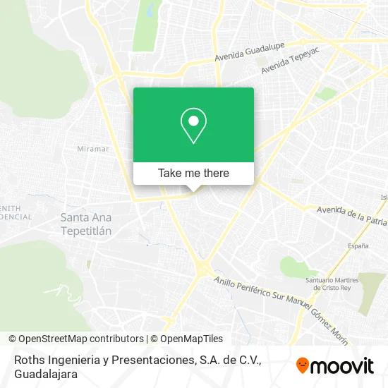 Roths Ingenieria y Presentaciones, S.A. de C.V. map