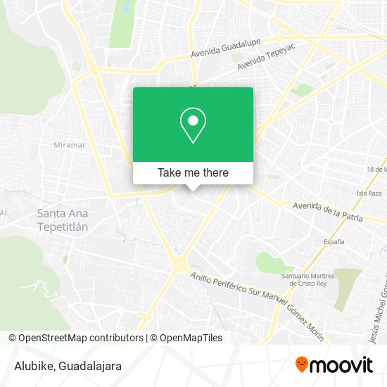 Alubike map