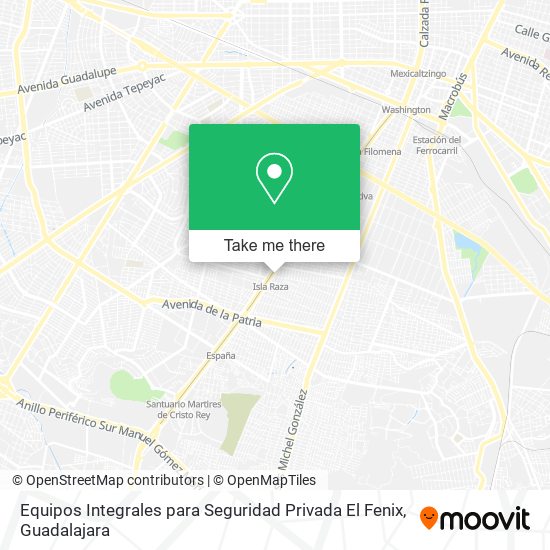 Equipos Integrales para Seguridad Privada El Fenix map
