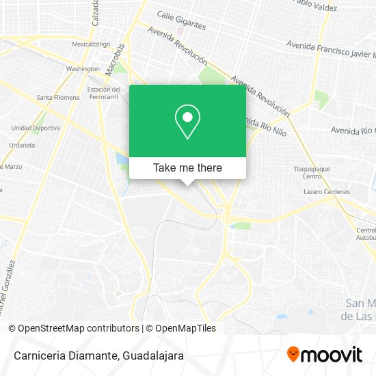Mapa de Carniceria Diamante