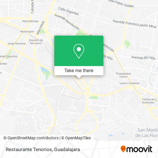 Mapa de Restaurante Tenorios
