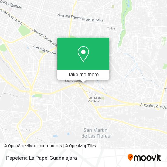 Papeleria La Pape map