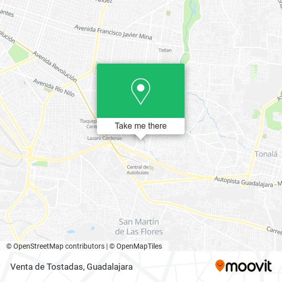 Mapa de Venta de Tostadas