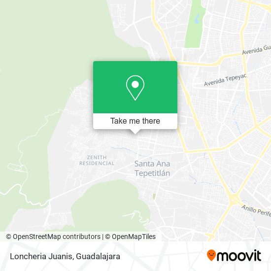 Mapa de Loncheria Juanis