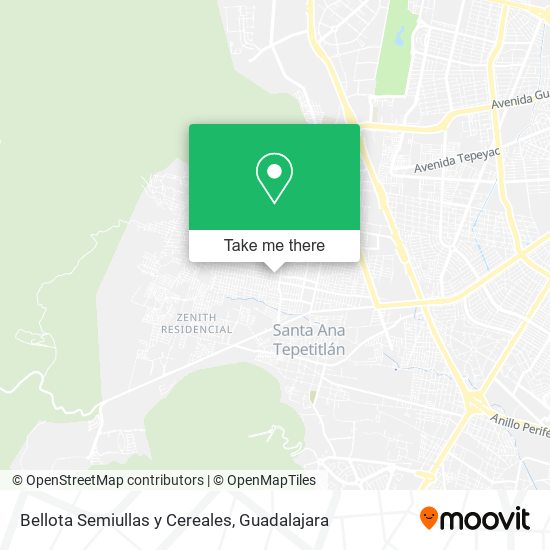 Mapa de Bellota Semiullas y Cereales