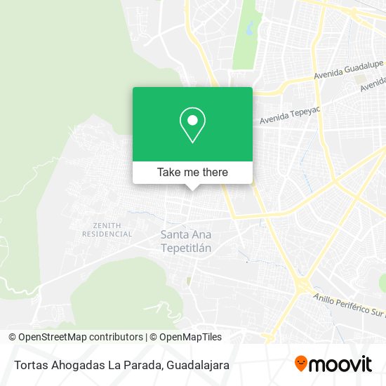 Tortas Ahogadas La Parada map