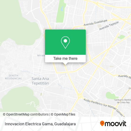 Innovacion Electrica Gama map