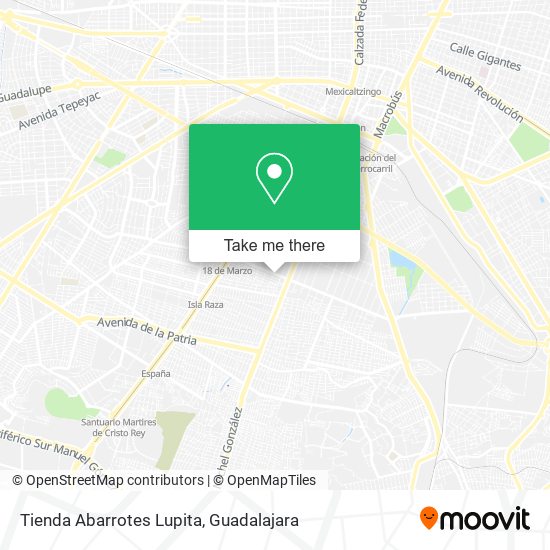 Mapa de Tienda Abarrotes Lupita