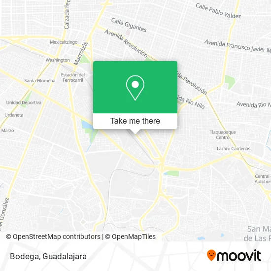 Bodega map