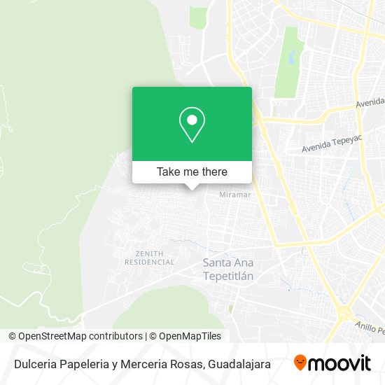 Dulceria Papeleria y Merceria Rosas map