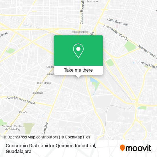 Consorcio Distribuidor Quimico Industrial map