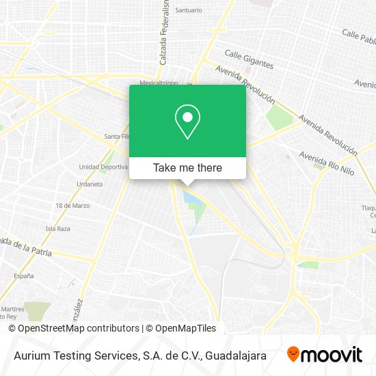 Aurium Testing Services, S.A. de C.V. map