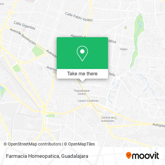 Farmacia Homeopatica map