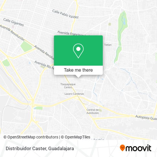 Mapa de Distribuidor Caster
