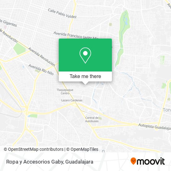 Ropa y Accesorios Gaby map