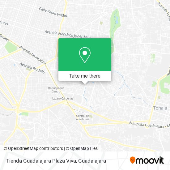 Tienda Guadalajara Plaza Viva map