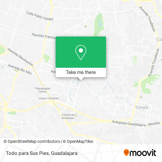 Todo para Sus Pies map