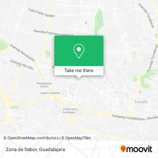 Mapa de Zona de Sabor