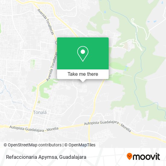 Refaccionaria Apymsa map