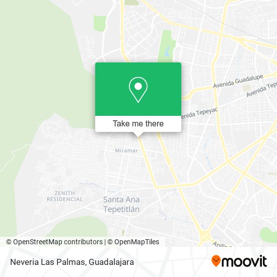 Neveria Las Palmas map
