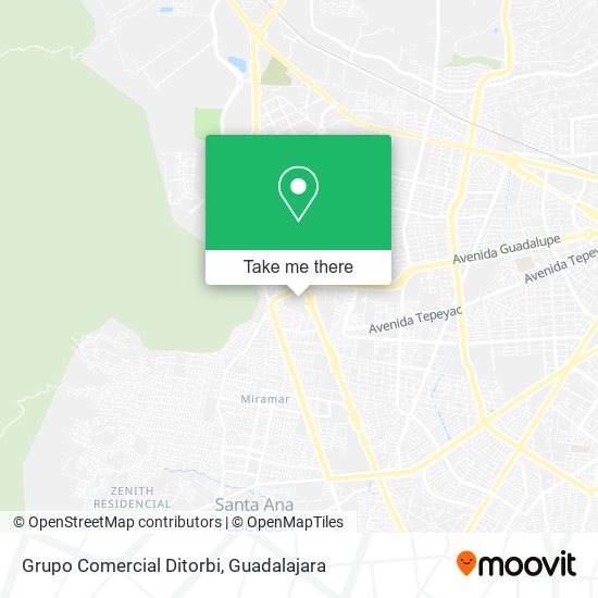 Mapa de Grupo Comercial Ditorbi