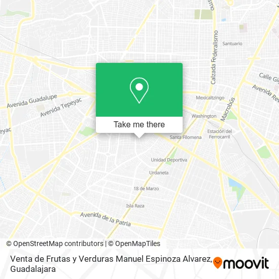 Venta de Frutas y Verduras Manuel Espinoza Alvarez map