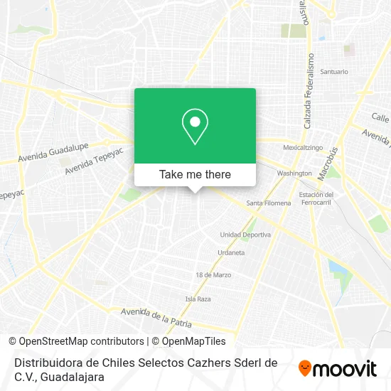 Distribuidora de Chiles Selectos Cazhers Sderl de C.V. map