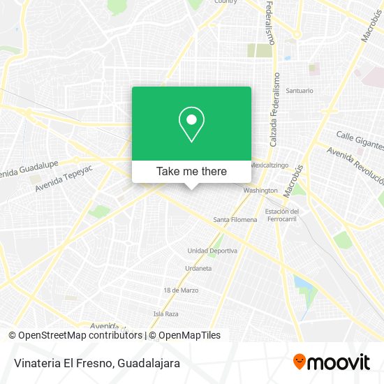 Mapa de Vinateria El Fresno