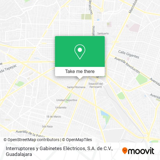 Mapa de Interruptores y Gabinetes Eléctricos, S.A. de C.V.