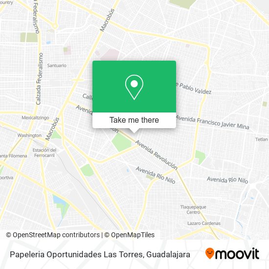 Papeleria Oportunidades Las Torres map
