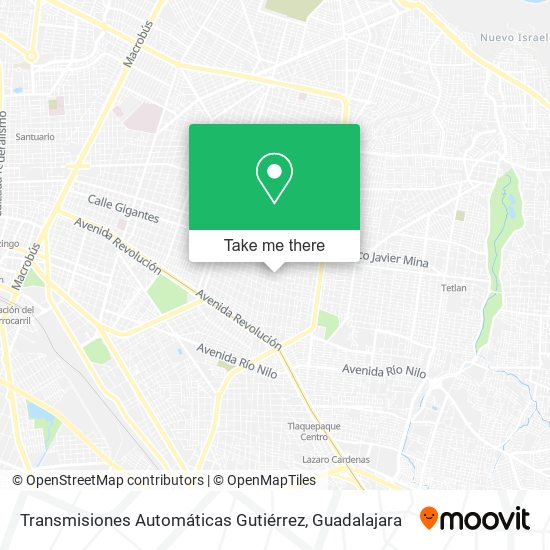 Transmisiones Automáticas Gutiérrez map