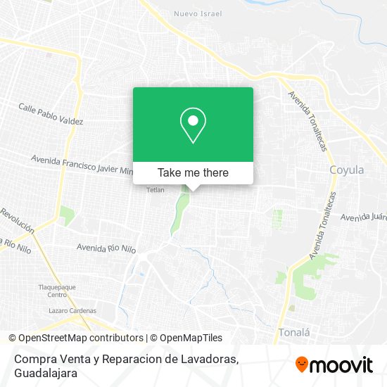 Compra Venta y Reparacion de Lavadoras map