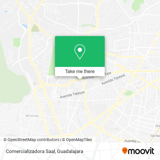 Mapa de Comercializadora Saal