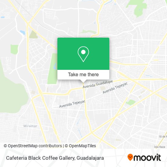 Cafeteria Black Coffee Gallery map