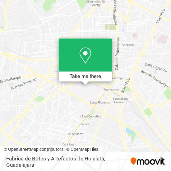 Fabrica de Botes y Artefactos de Hojalata map