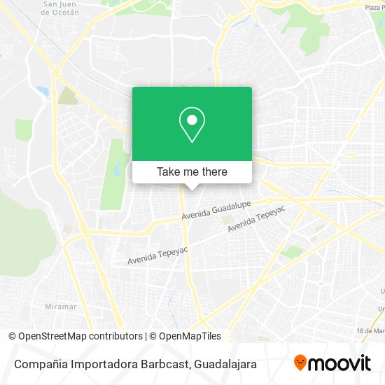 Compañia Importadora Barbcast map