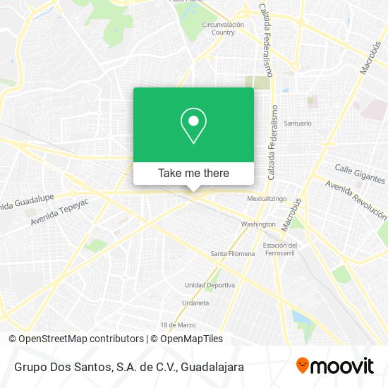 Grupo Dos Santos, S.A. de C.V. map
