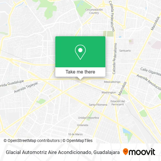 Glacial Automotriz Aire Acondicionado map