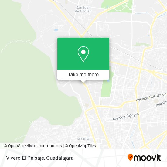Vivero El Paisaje map