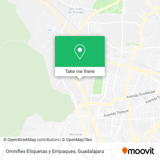 Omniflex Etiquetas y Empaques map