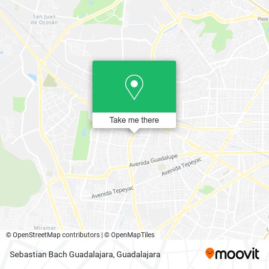 Sebastian Bach Guadalajara map