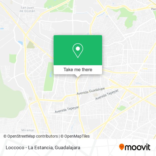 Loccoco - La Estancia map
