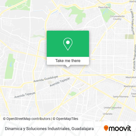 Dinamica y Soluciones Industriales map