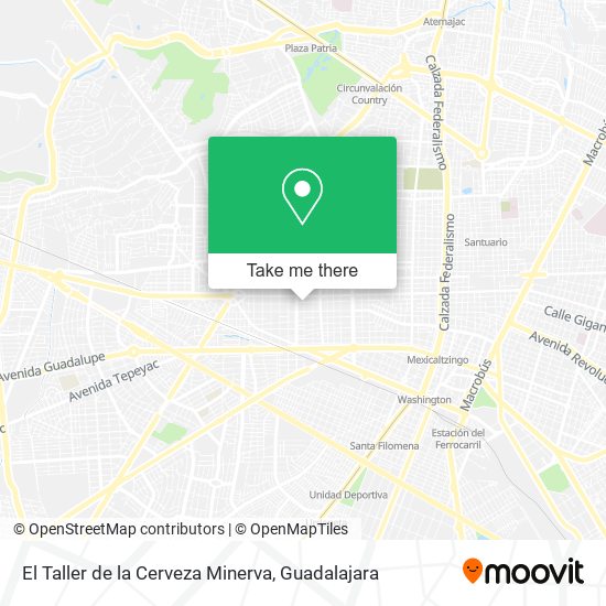 El Taller de la Cerveza Minerva map