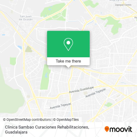 Clinica Sambao Curaciones Rehabilitaciones map