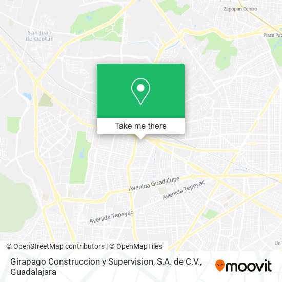 Girapago Construccion y Supervision, S.A. de C.V. map